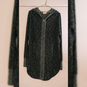 Urban Outfitters Zip Up Hoodie Jacket - Heather (M)